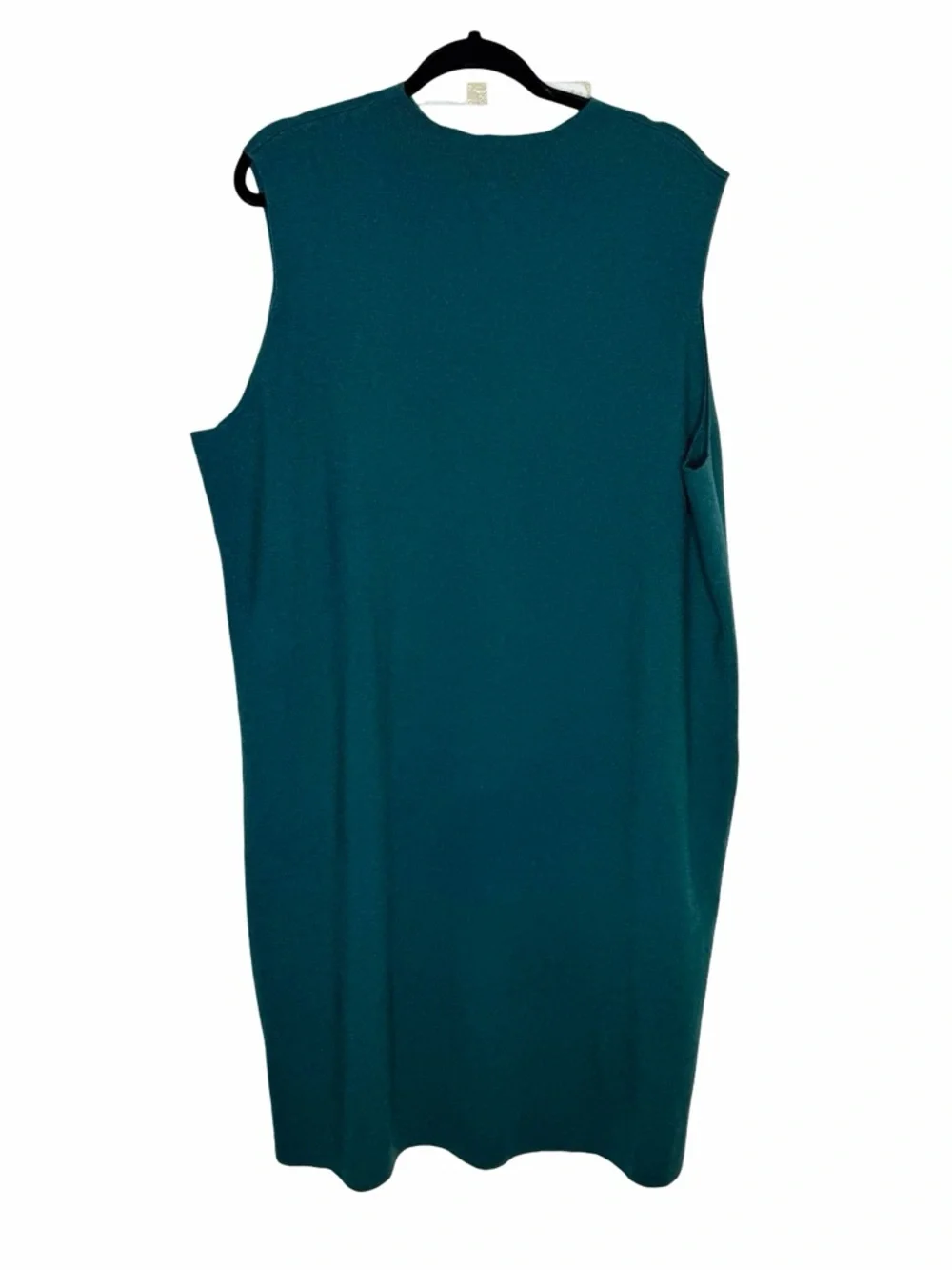 Universal Standard High Neck Sleeveless Dress Size Universal XL US 4X Teal Green - Picture 3 of 7